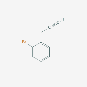 molecular formula C9H7B B1527615 1-Bromo-2-prop-2-yn-1-ylbenzene CAS No. 182276-11-5