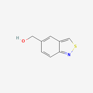 molecular formula C8H7NOS B1527616 Benzo[c]isothiazol-5-ylmethanol CAS No. 1352443-40-3