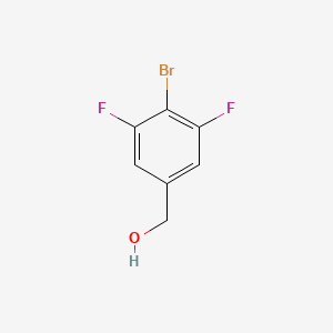 molecular formula C7H5BrF2O B1527617 (4-溴-3,5-二氟苯基)甲醇 CAS No. 1256276-36-4