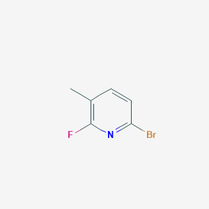 molecular formula C6H5BrFN B1527622 6-Bromo-2-fluoro-3-methylpyridine CAS No. 1211536-81-0