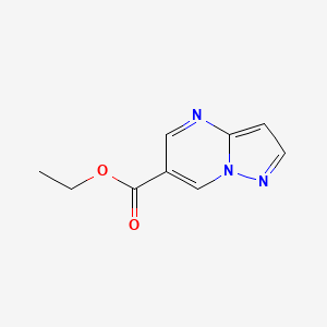 molecular formula C9H9N3O2 B1527624 Ethyl pyrazolo[1,5-a]pyrimidine-6-carboxylate CAS No. 1022920-59-7