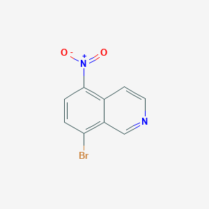 molecular formula C9H5BrN2O2 B152763 8-Bromo-5-nitroisoquinoline CAS No. 252861-41-9