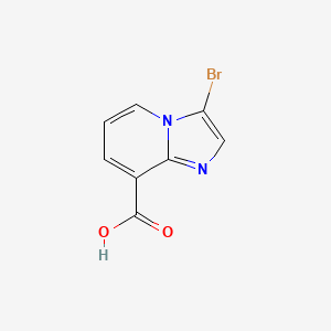 molecular formula C8H5BrN2O2 B1527630 3-Bromoimidazo[1,2-a]pyridine-8-carboxylic acid CAS No. 1116691-26-9