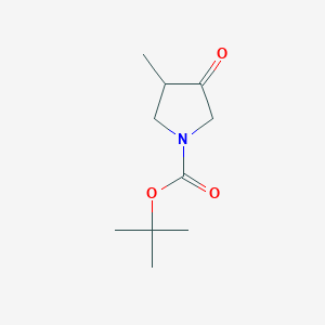 molecular formula C10H17NO3 B1527635 Tert-butyl 3-methyl-4-oxopyrrolidine-1-carboxylate CAS No. 885102-34-1