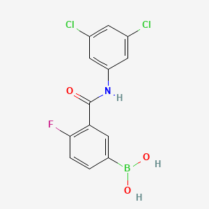 3-(3,5-Dichlorophenylcarbamoyl)-4-fluorophenylboronic acid