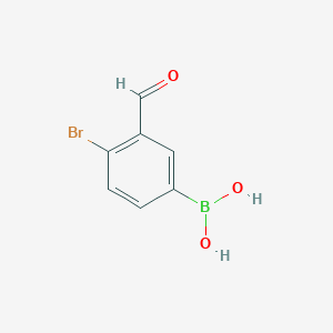 4-Bromo-3-formylphenylboronic acid
