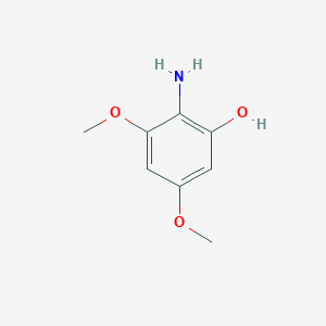 molecular formula C8H11NO3 B152765 2-Amino-3,5-dimethoxyphenol CAS No. 140112-98-7