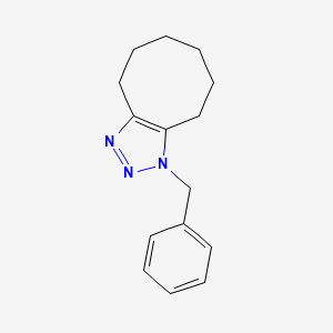 molecular formula C15H19N3 B1527650 1-benzyl-4,5,6,7,8,9-hexahydro-1H-cycloocta[d][1,2,3]triazole CAS No. 15922-51-7
