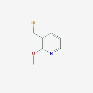 molecular formula C7H8BrNO B1527651 3-(Bromomethyl)-2-methoxypyridine CAS No. 942060-13-1