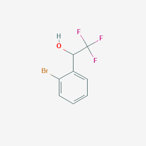 molecular formula C8H6BrF3O B1527652 1-(2-溴苯基)-2,2,2-三氟乙醇 CAS No. 394203-55-5
