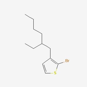 molecular formula C12H19BrS B1527691 2-Bromo-3-(2-ethylhexyl)thiophene CAS No. 303734-52-3