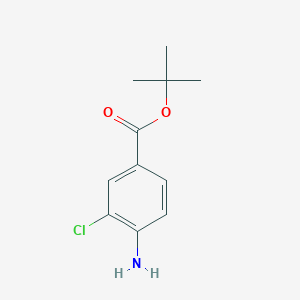 molecular formula C11H14ClNO2 B1527695 Tert-butyl 4-amino-3-chlorobenzoate CAS No. 934481-40-0