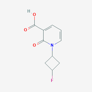 molecular formula C10H10FNO3 B15276986 Rel-1-((1r,3r)-3-fluorocyclobutyl)-2-oxo-1,2-dihydropyridine-3-carboxylic acid 
