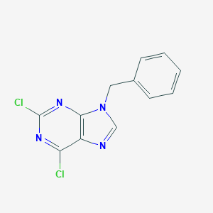 molecular formula C12H8Cl2N4 B152770 9-苄基-2,6-二氯-9H-嘌呤 CAS No. 79064-26-9