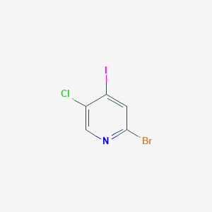 molecular formula C5H2BrClIN B1527703 2-Bromo-5-chloro-4-iodopyridine CAS No. 1061357-88-7