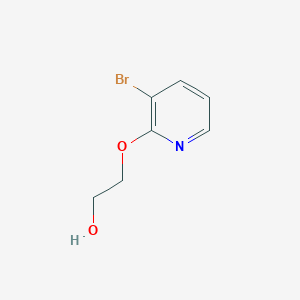 molecular formula C7H8BrNO2 B1527715 2-[(3-Bromopyridin-2-yl)oxy]ethanol CAS No. 1248969-35-8