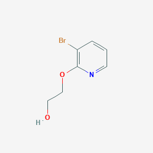 molecular formula C7H8BrNO2 B1527715 2-((3-Bromopyridin-2-yl)oxy)ethan-1-ol CAS No. 1248969-35-8