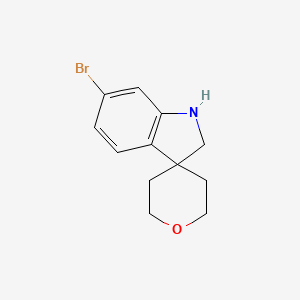 6-Bromo-2',3',5',6'-tetrahydrospiro[indoline-3,4'-pyran]