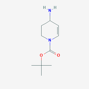 molecular formula C10H18N2O2 B15277274 tert-Butyl 4-amino-3,4-dihydropyridine-1(2H)-carboxylate 