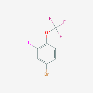 molecular formula C7H3BrF3IO B1527735 4-Bromo-2-iodo-1-(trifluoromethoxy)benzene CAS No. 154065-33-5