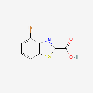 molecular formula C8H4BrNO2S B1527764 4-Bromobenzo[D]thiazole-2-carboxylic acid CAS No. 1187928-21-7