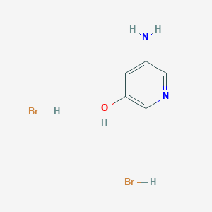 molecular formula C5H8Br2N2O B1527772 5-Amino-pyridin-3-OL dihydrobromide CAS No. 1187929-56-1