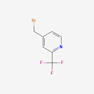 molecular formula C7H5BrF3N B1527783 4-(Bromomethyl)-2-(trifluoromethyl)pyridine CAS No. 1227585-56-9