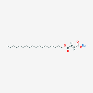 molecular formula C₂₂H₃₉NaO₄ B152781 Sodium stearyl fumarate CAS No. 4070-80-8