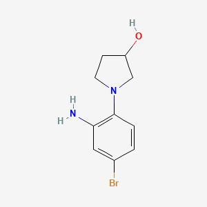 1-(2-Amino-4-bromophenyl)pyrrolidin-3-ol