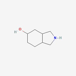 molecular formula C8H15NO B1527827 Octahydro-1H-isoindol-5-OL CAS No. 857363-11-2