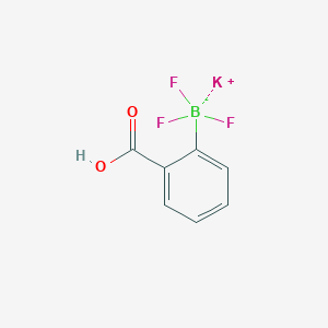 molecular formula C7H5BF3KO2 B15278308 Potassium (2-carboxyphenyl)trifluoroborate 