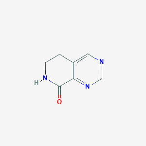 molecular formula C7H7N3O B15278341 6,7-Dihydropyrido[3,4-d]pyrimidin-8(5H)-one 