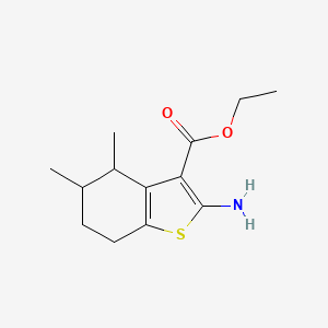 molecular formula C13H19NO2S B15278577 Ethyl 2-amino-4,5-dimethyl-4,5,6,7-tetrahydrobenzo[b]thiophene-3-carboxylate 