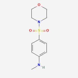 molecular formula C11H16N2O3S B15278630 N-Methyl-4-(morpholinosulfonyl)aniline 