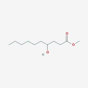 molecular formula C11H22O3 B15278702 Methyl 4-hydroxydecanoate 