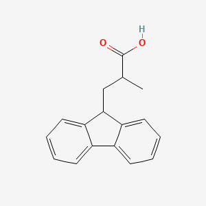 molecular formula C17H16O2 B15278710 a-Methyl-9H-fluorene-9-propanoic Acid 