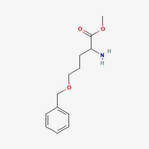 molecular formula C13H19NO3 B15278794 Methyl 2-amino-5-(benzyloxy)pentanoate 