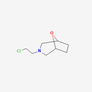 molecular formula C8H14ClNO B15278955 3-(2-Chloroethyl)-8-oxa-3-azabicyclo[3.2.1]octane 