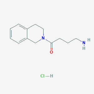 4-Amino-1-(1,2,3,4-tetrahydroisoquinolin-2-yl)butan-1-one hydrochloride