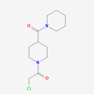 2-Chloro-1-[4-(piperidine-1-carbonyl)piperidin-1-yl]ethan-1-one