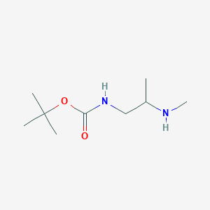 molecular formula C9H20N2O2 B1527913 tert-butyl N-[2-(methylamino)propyl]carbamate CAS No. 1311315-97-5