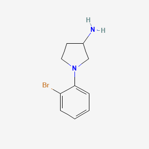 1-(2-Bromophenyl)pyrrolidin-3-amine