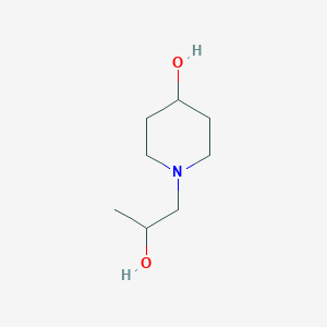 molecular formula C8H17NO2 B1527921 1-(2-Hydroxypropyl)piperidin-4-ol CAS No. 1183328-30-4