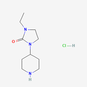1-Ethyl-3-(piperidin-4-yl)imidazolidin-2-one hydrochloride