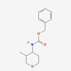 molecular formula C14H19NO3 B15279266 Benzyl (3-methyltetrahydro-2H-pyran-4-yl)carbamate 