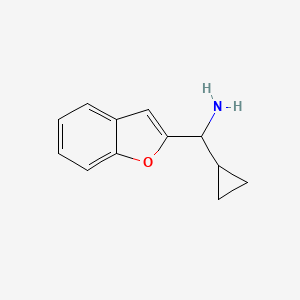 1-Benzofuran-2-yl(cyclopropyl)methanamine