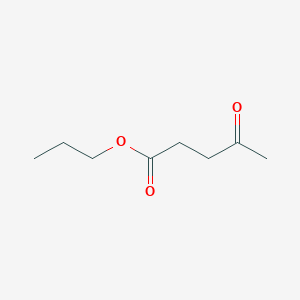 molecular formula C8H14O3 B152794 丙基乙酰丙酸酯 CAS No. 645-67-0
