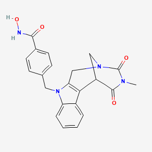 molecular formula C22H20N4O4 B15279654 Marbostat-100 