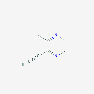 molecular formula C7H6N2 B1527979 2-Ethynyl-3-methylpyrazine CAS No. 41039-83-2