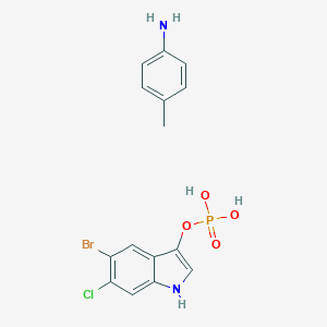 5-Bromo-6-chloro-3-indolyl phosphate p-toluidine
